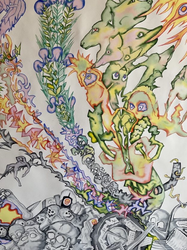 La vengeance de la terre (détail)